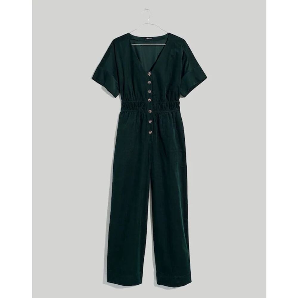 Madewell Corduroy Sophia Straight-Leg Jumpsuit Women’s 100% Cotton Size Small - Picture 3 of 14